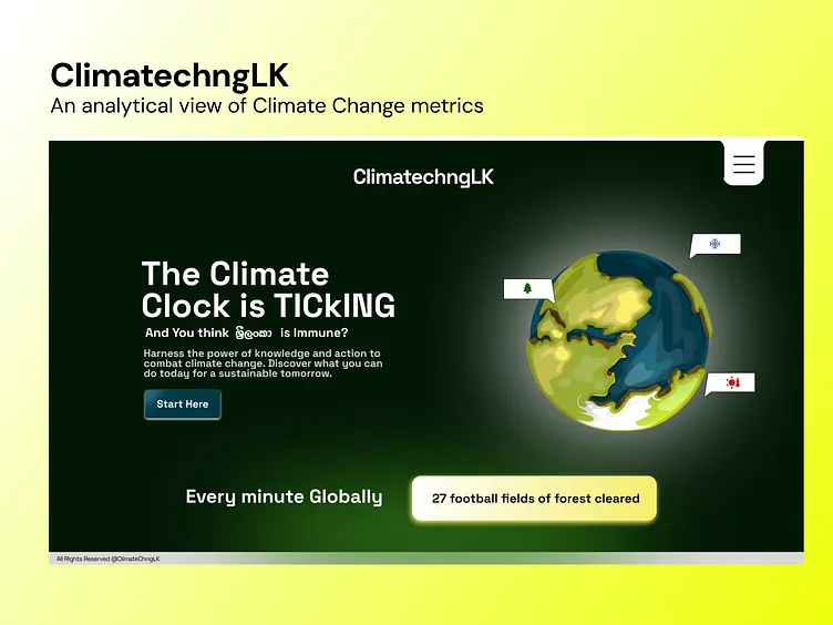 ClimateChngLK - Web Dashboard to surface data insights related to Climate Change & Sri Lanka